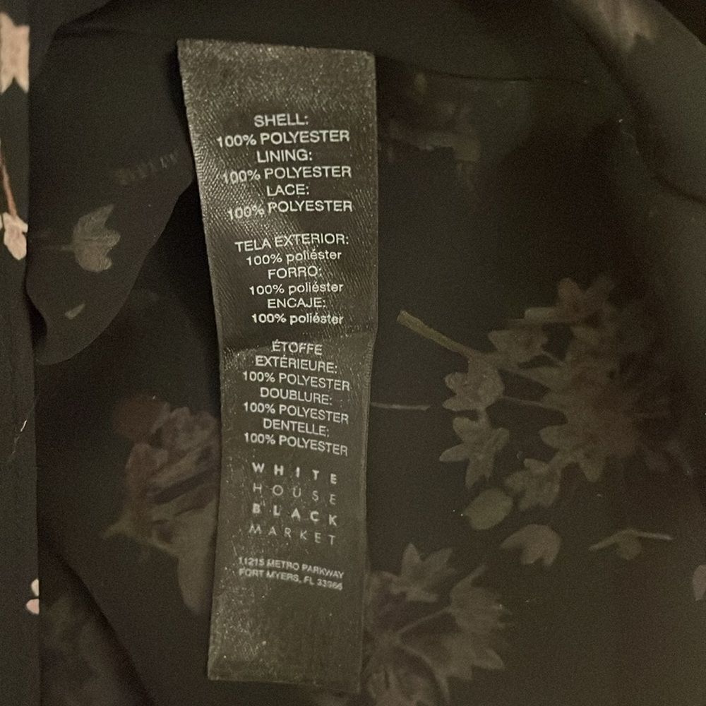 White House Black Market Sleeveless Tunic Size XS - Picture 11 of 12
